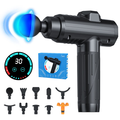 Portable Massage Gun 8 Massage Heads, 20 Speeds