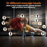 Massage Gun Deep Tissue, Portable Muscle Massage Device with 8 Massage Heads, 2024 Massager 20 Speeds