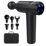 Portable Muscle Massage Device Ultra-Quiet 20 Speeds, 6 Massage Heads