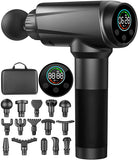 Massage Gun ,15 Heads & 4 Speeds for Athletes